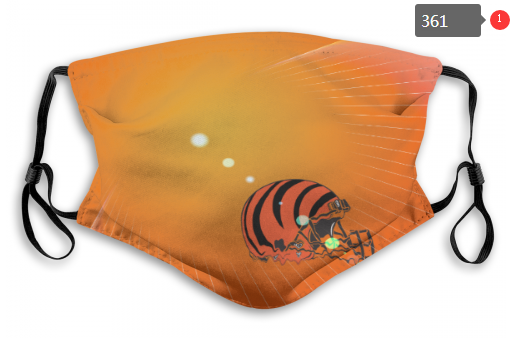 NFL Cincinnati Bengals #9 Dust mask with filter->nfl dust mask->Sports Accessory